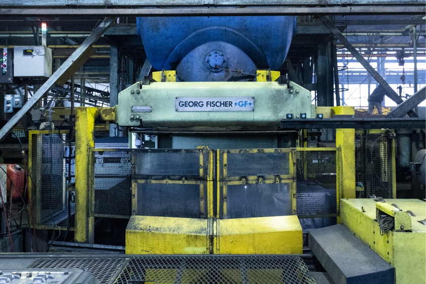 生砂型自動造型ライン