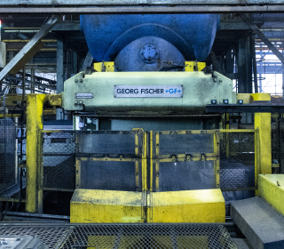 生砂型自動造型ライン